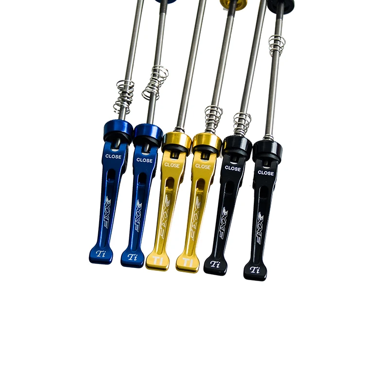 Titanium Bike Quick Release Axis Skewers, QR Wheel Hub Skewers, Front Rear Mountain Parts, New Promotion, 1Pair