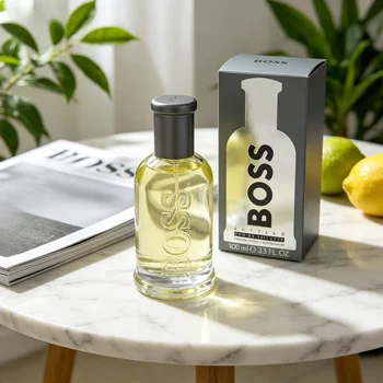 Hugo Boss Bottled Eau de Toilette – Woody Men's Cologne – With Notes of Apple, Cinnamon & Wood – Long Lasting Fragrance 1