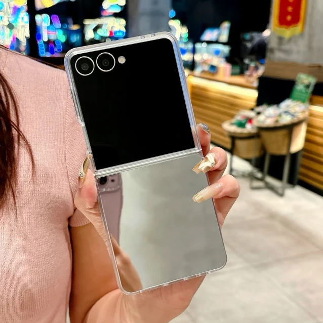 Luxury Mirror Makeup Phone Case - Ultra Slim, Thin, Shockproof, Stylish Korean-Inspired Design