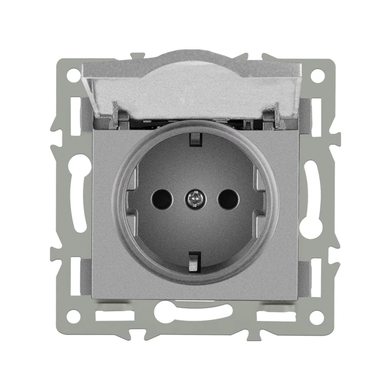 EU socket with cover