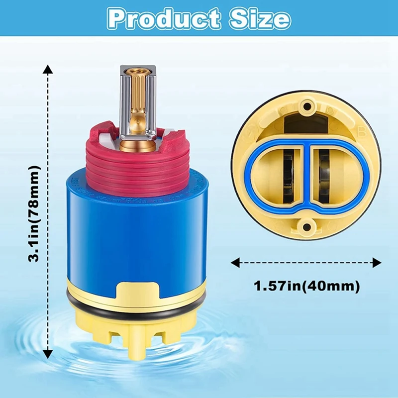 Pressure Balancing Cartridge Parts For RK7300-CART-3P, Faucet Cartridge Replacement Compatible With Z-7300