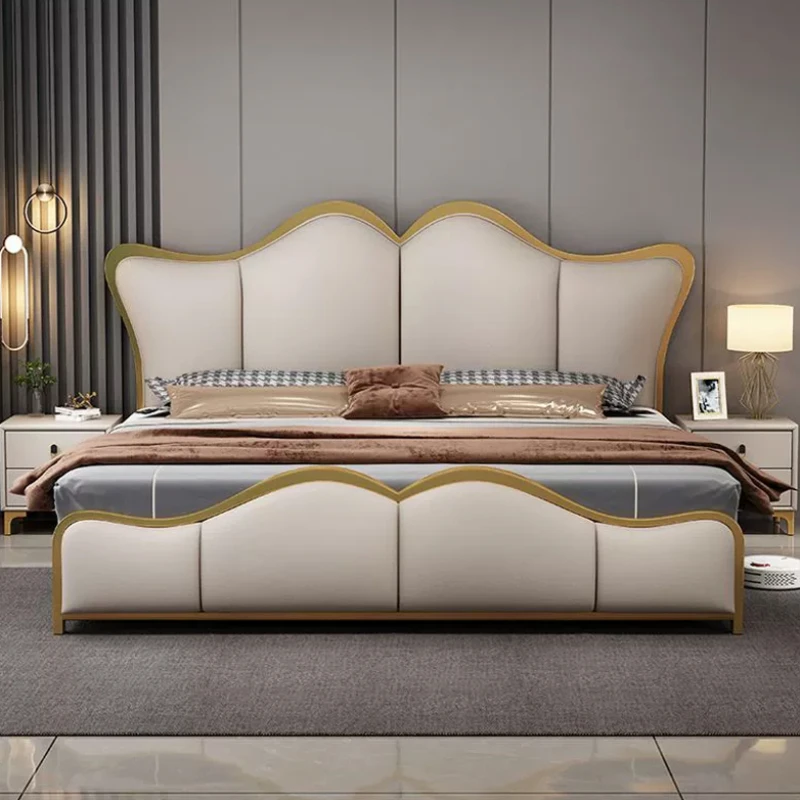 Letto Matrimoniale Per Bambini King Size Letto Matrimoniale Nordico Estetico Di Fascia Alta Biancheria Da Letto Di Lusso Cama Europea Mobili Per Camer