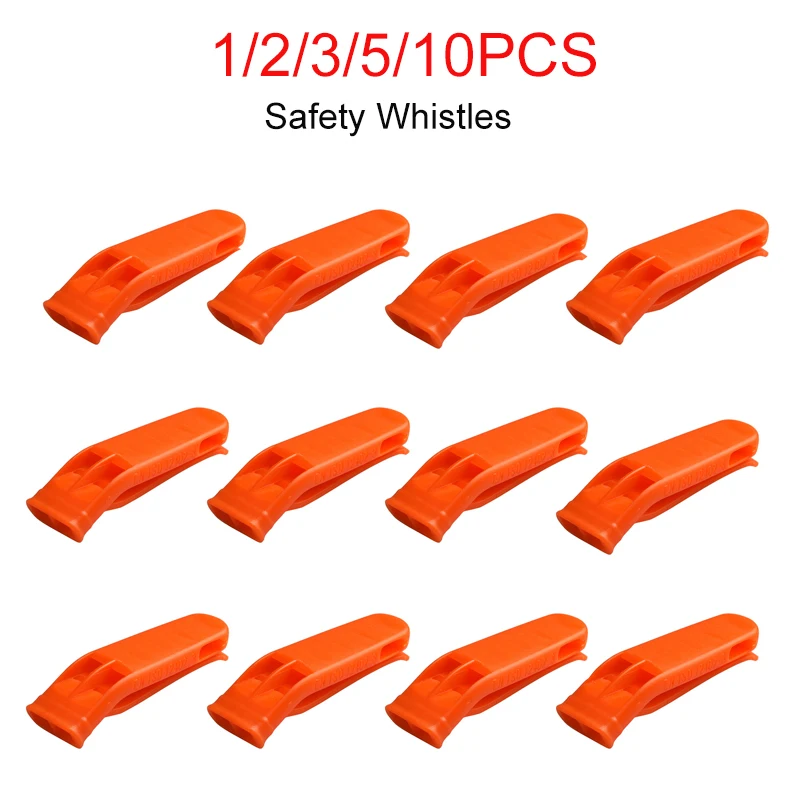 1-10PCS Outdoor Survival Whistle Camping Hiking Kayak Scuba Diving Rescue Emergency