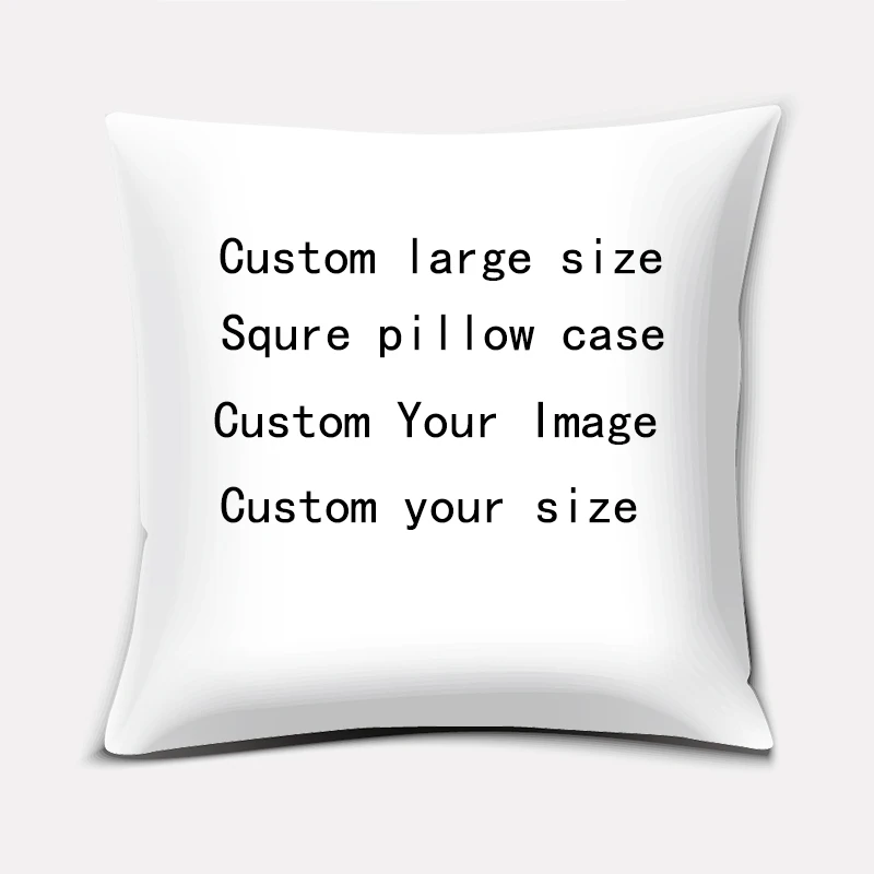 Custom Different Sizes  Thick Pillow Covers Double Sides Pattern Pillow Cases Rectangle Square Pillow Case Covers 2