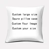 Custom Different Sizes  Thick Pillow Covers Double Sides Pattern Pillow Cases Rectangle Square Pillow Case Covers 2