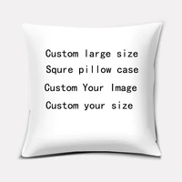 Custom Different Sizes  Thick Pillow Covers Double Sides Pattern Pillow Cases Rectangle Square Pillow Case Covers 2