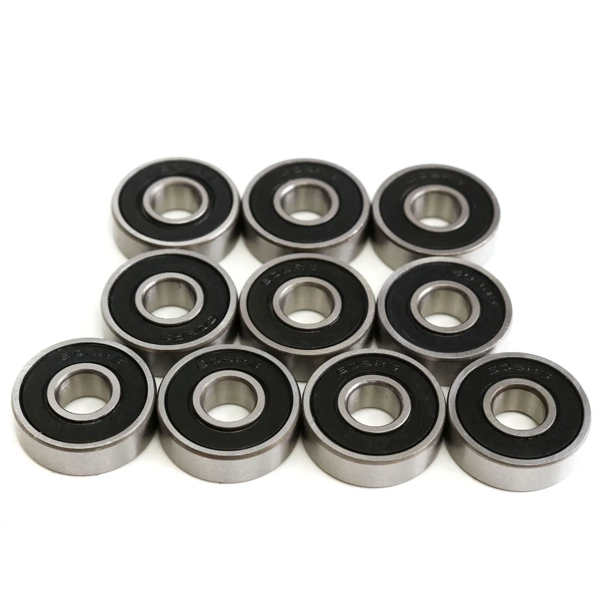 10pcs Bearing Skateboard Scooter Ball Bearing Miniature Skate Roller Deep Groove Ball Bearings 608ZZ 608-2R 626ZZ 6 608 RS ball bearings,metal shielded ball bearings