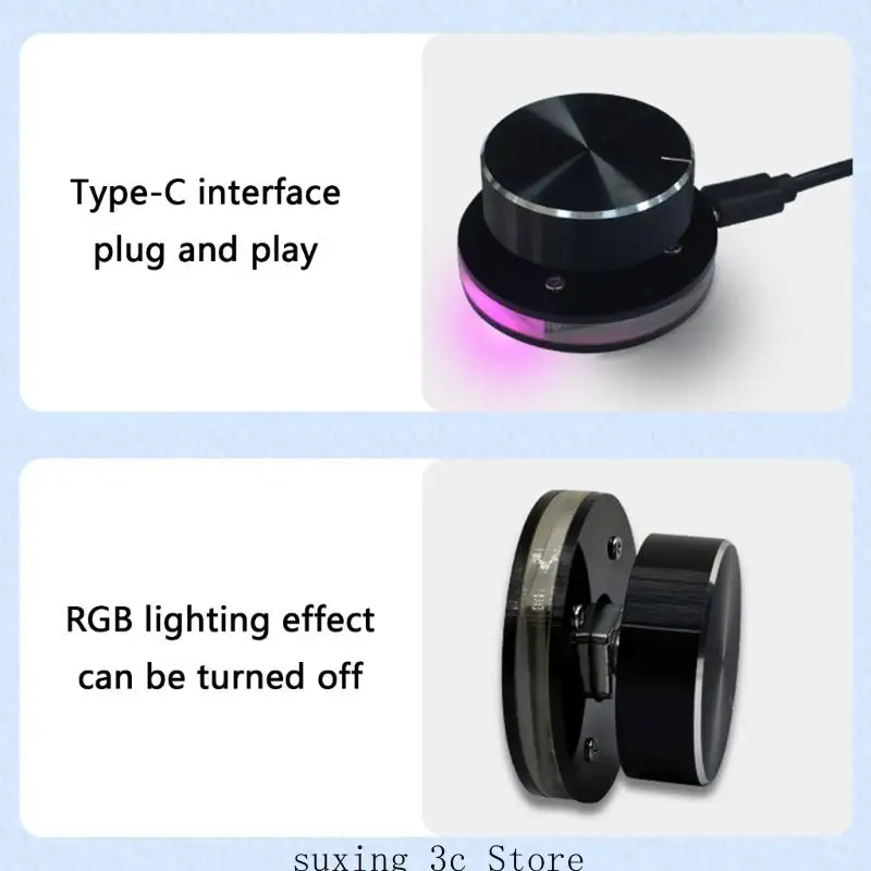 Customizable ARGB USB Volume Control Device