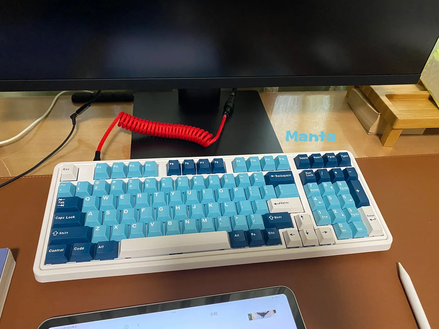 GMK DaYe Keycaps, perfil cereja, moldagem em