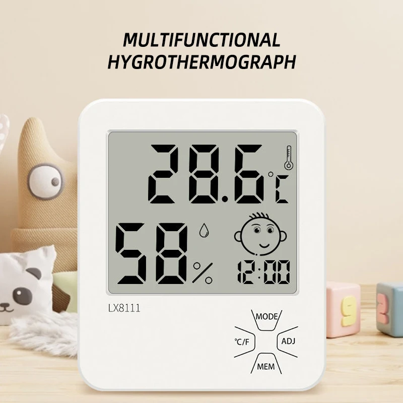 1PCElectronicTemperatureandHumidityMeterMultiFunctional