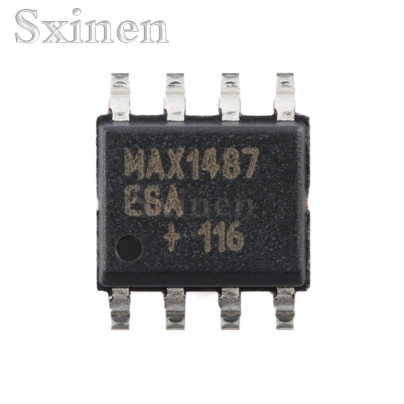 저전력 RS-485 RS-422 트랜시버 칩, 스윙 레이트, MAX1487ESA + T SOIC-8, 10 개/몫