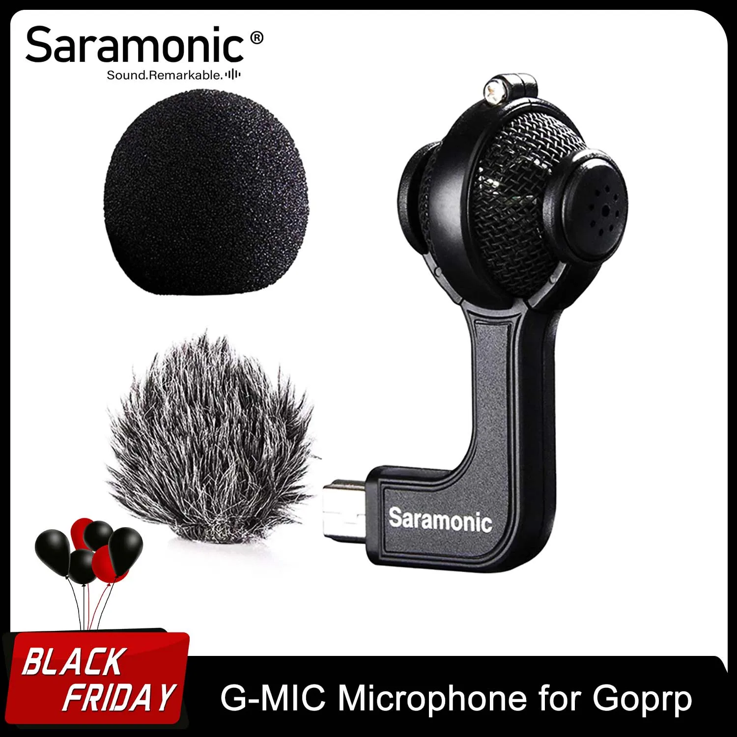 Best prices Mic for Gopro,Saramonic GMic Stereo Mini USB Stereo Ball