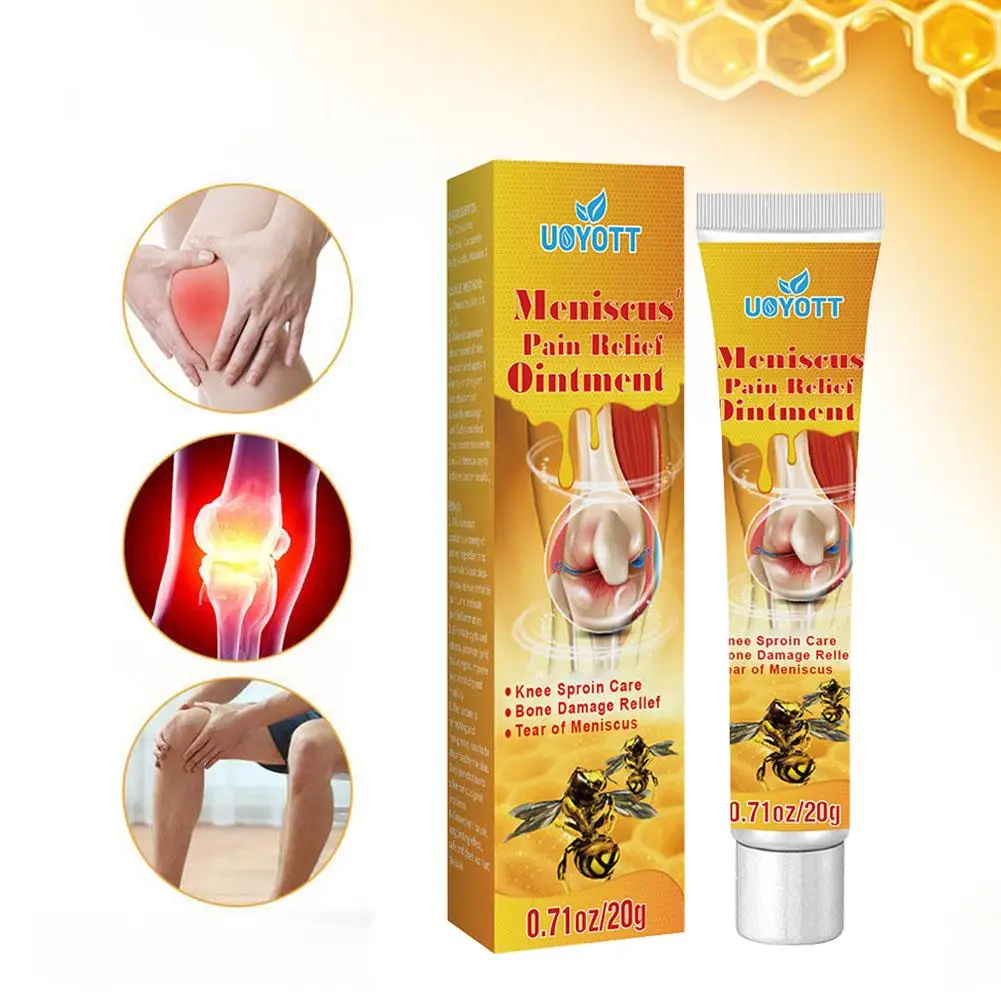 Bee Venom Pain Relief Cream Knee Joint Sprain Analgesia Ointment Rheumatic Arthritis Joint Painkiller Plaster 1/3/5PCS