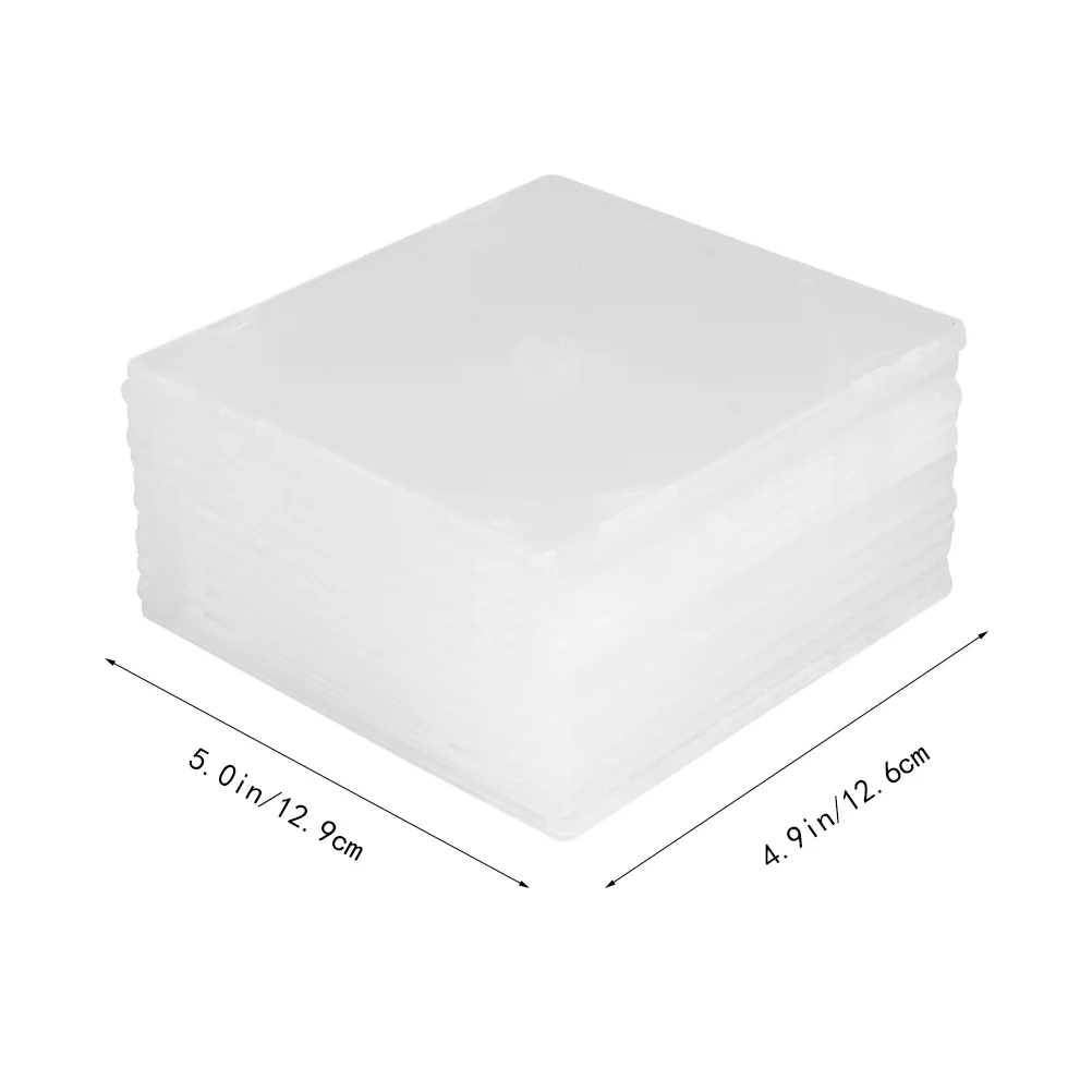 25 Pcs Ultrathin Dvd Case Transparent Cd Package Portable Cd Storage Box For Home Cinema  Cd Storage Holder  Cd Package 