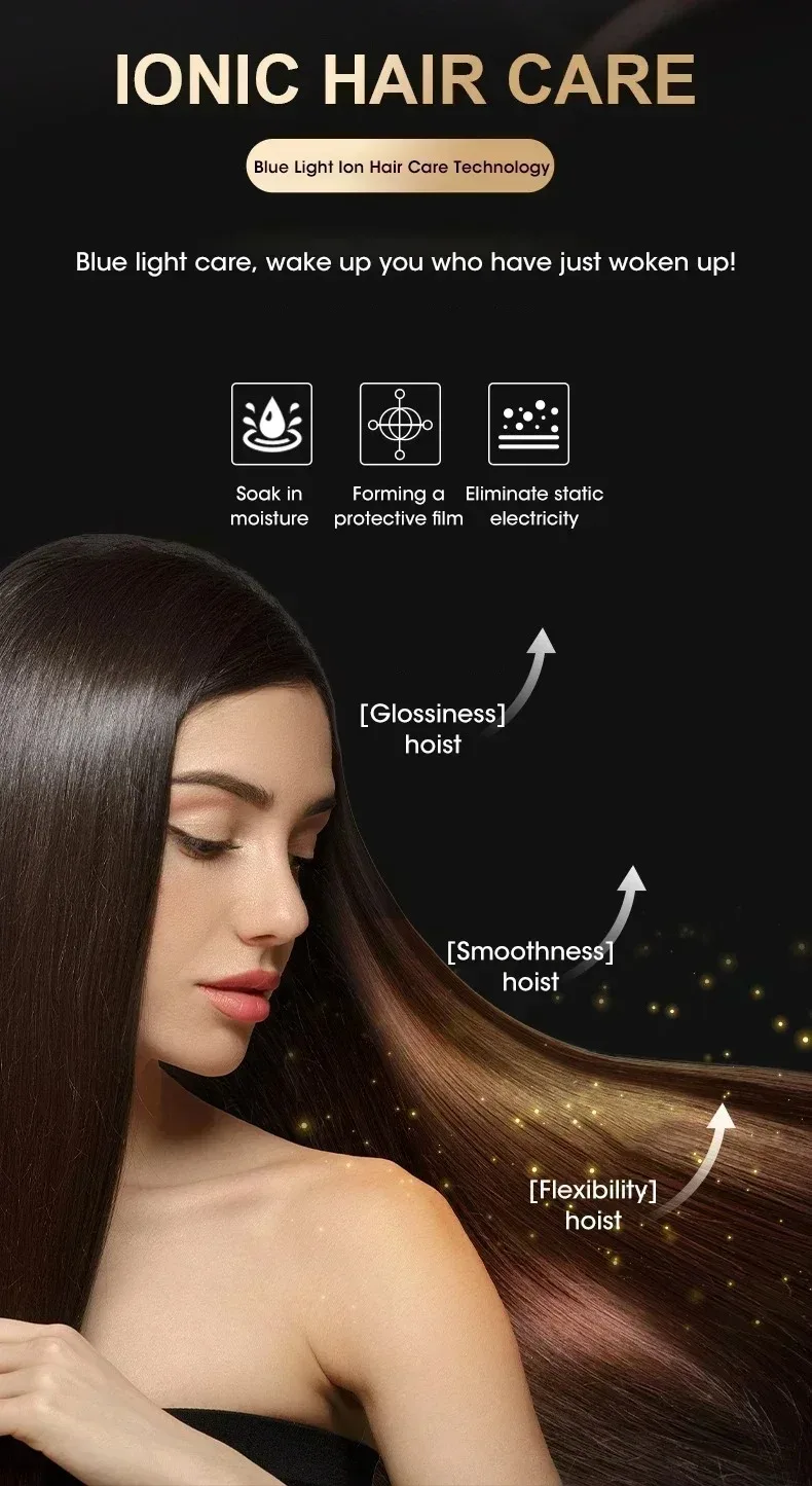 Professional Ionic Hair Dryer With Multiple Speed And Heat Settings_voghion.com