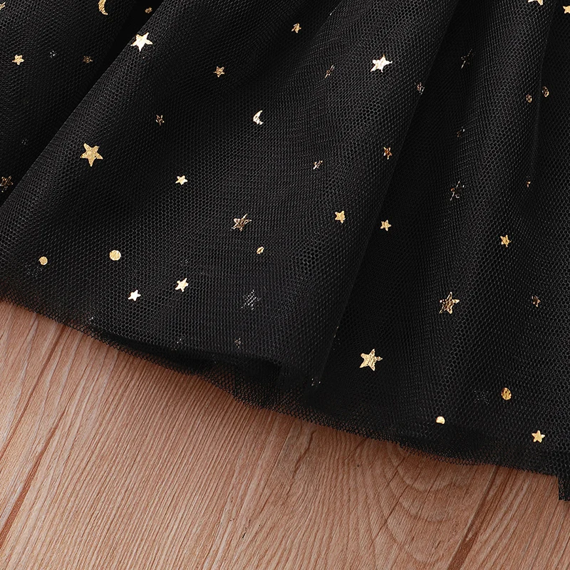 Baby Girl Dress 3-24 Months Toddler Clothing Letter Print Long Sleeve Mesh Dress Newborn Baby Girl Outfit Princess girls dress baby girl dress