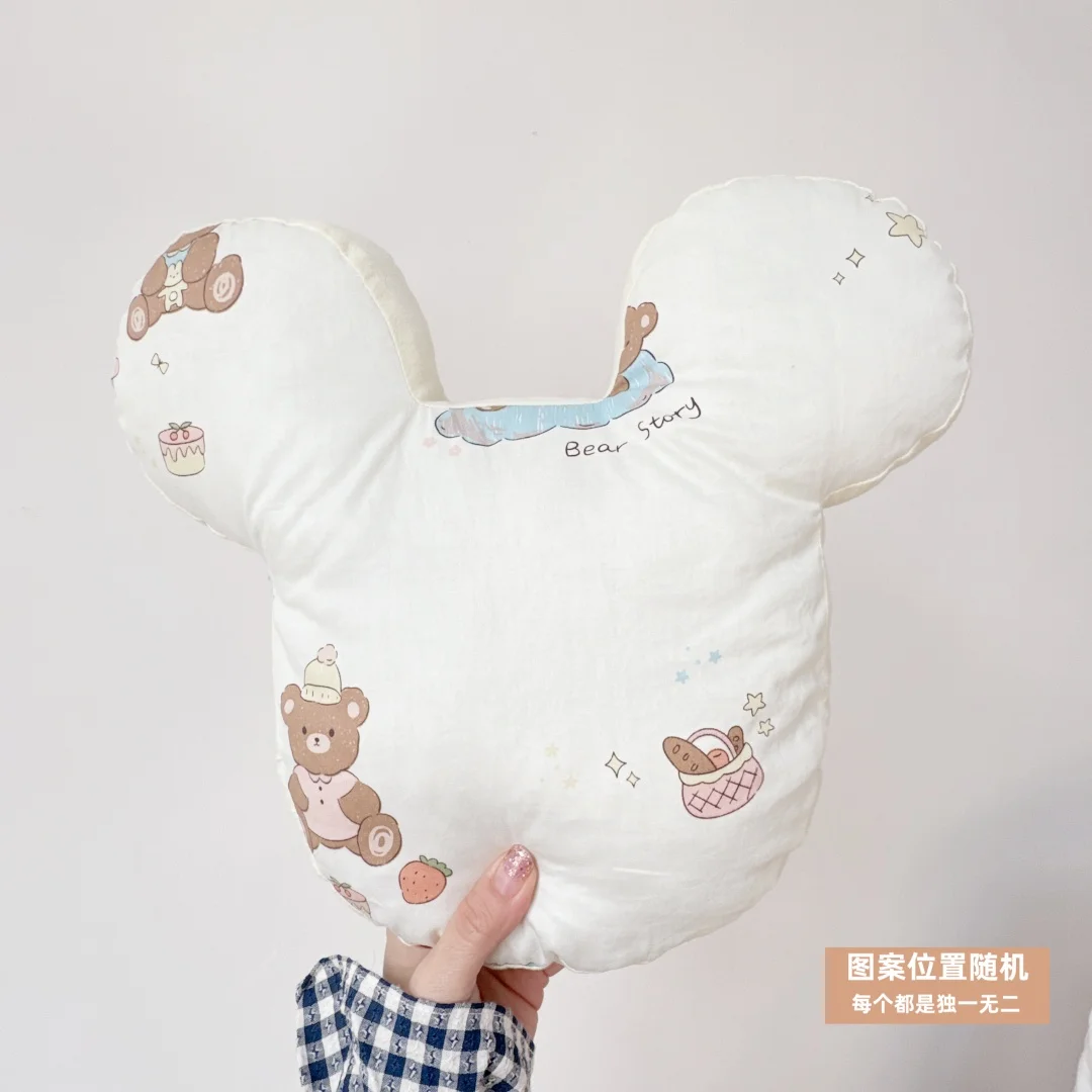 Cartoon Style Class a Pure Cotton Pillow Waist Pillow Student Office Nap Home Decoration Small