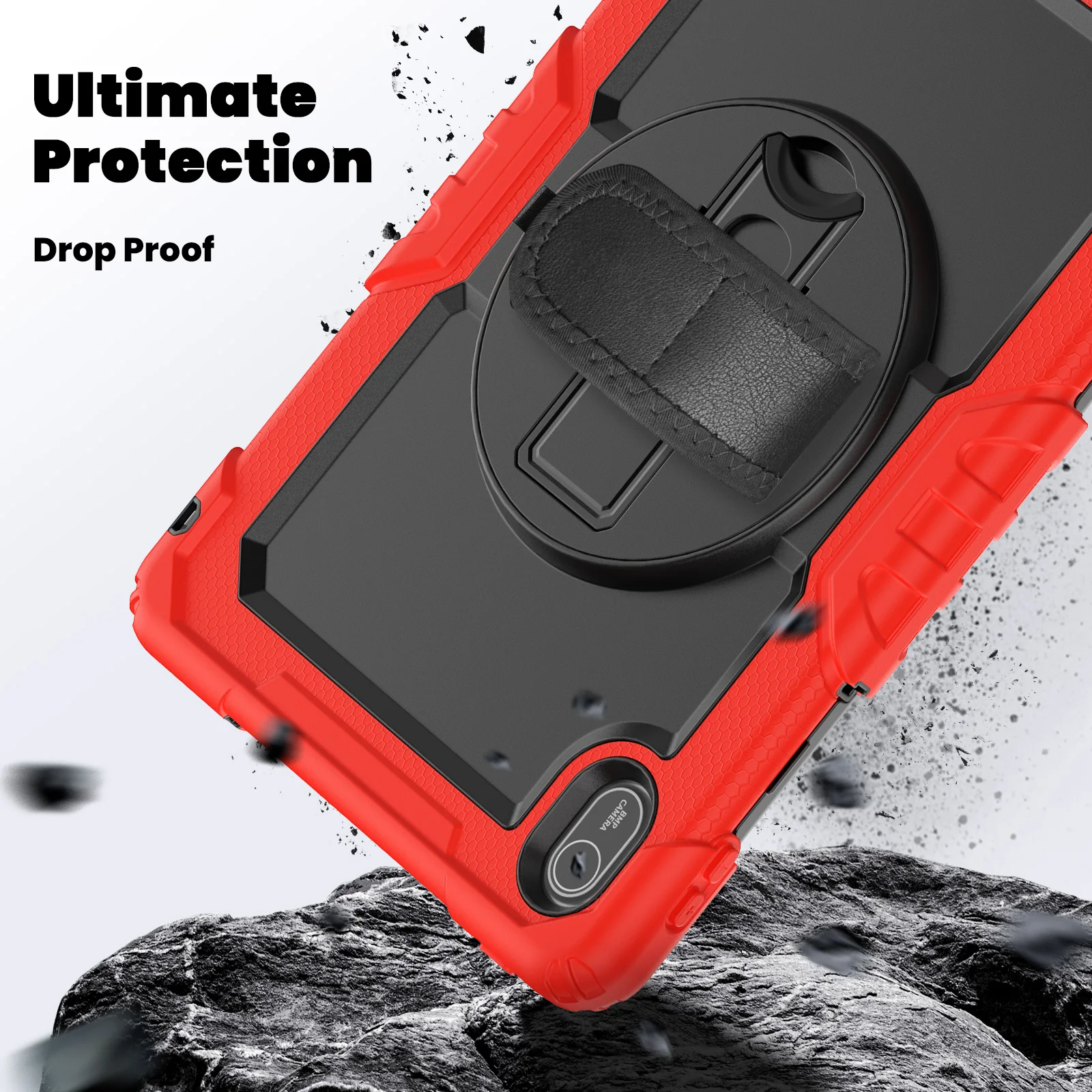 Versatile 11-Inch Tablet Case with Adjustable Stand and Shoulder Strap