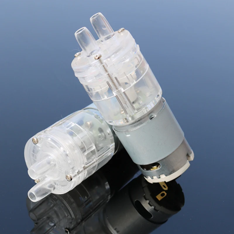 DC 5V~12V 6V 9V Transparent Small R385 Motor Micro Self-Priming Water Pump Suction Pump Water Dispenser Tea Drinking Machine