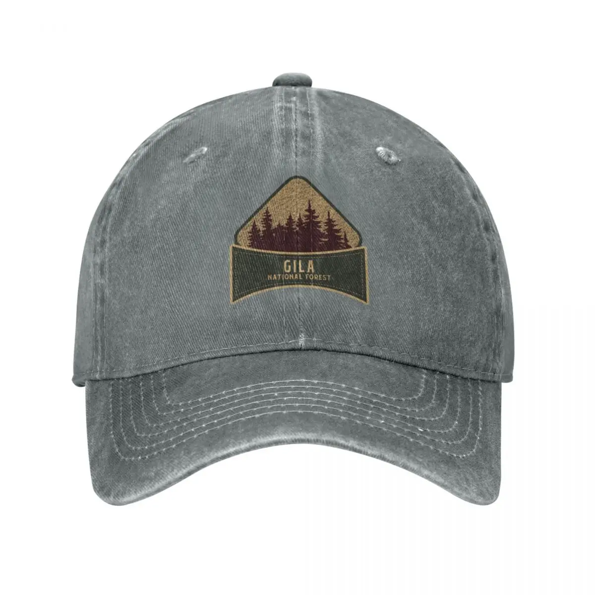 

Gila National Forest Baseball Caps Fashion Denim Hats Outdoor Adjustable Casquette Streetwear Baseball Cowboy Hat for Unisex