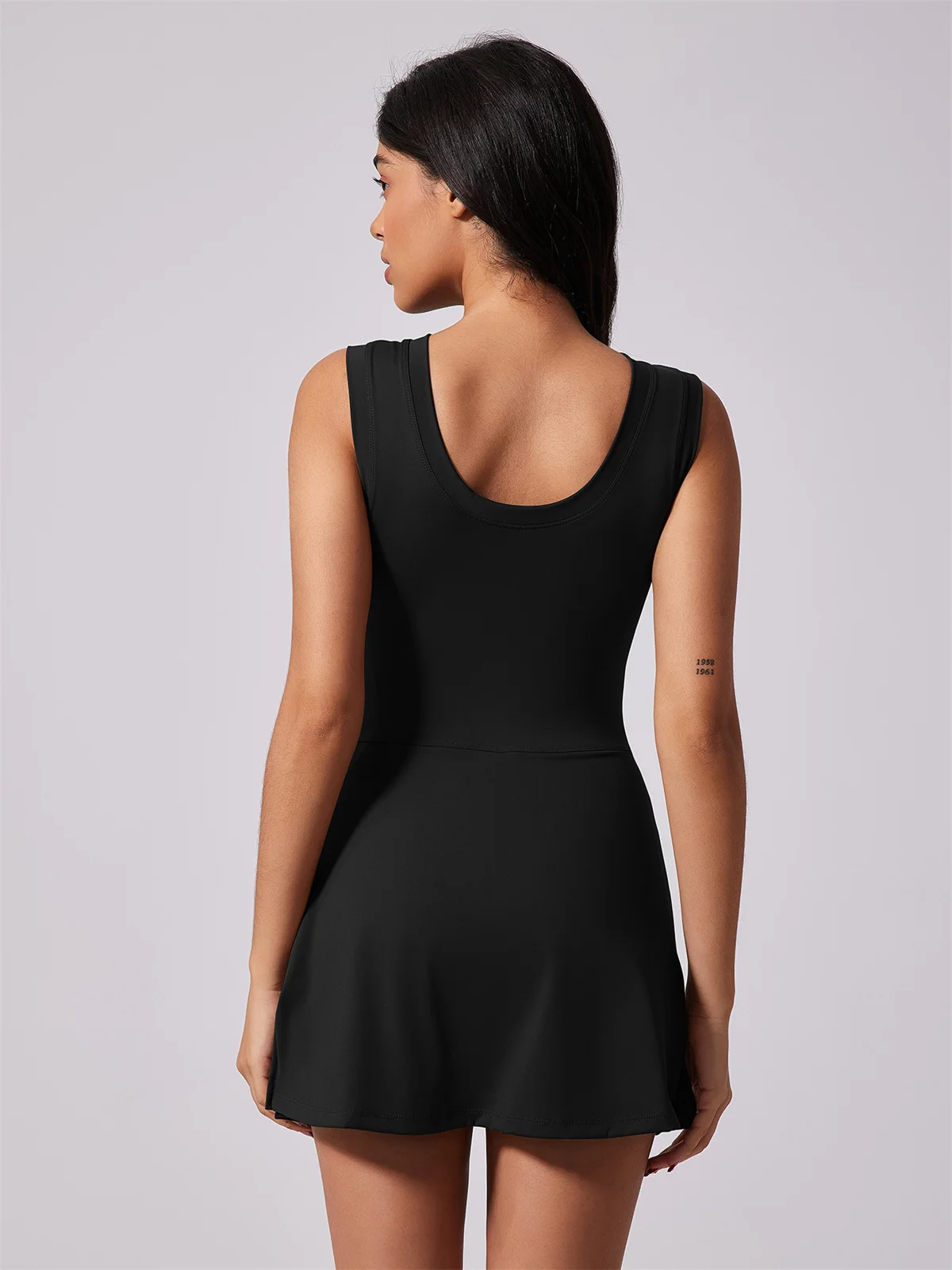 Women Tennis Sports Dress Running Jumpsuit Quick Dry Sportswear Ladies Sleeveless Tank Tops Shorts Suit Gym Fitness Yoga Skirt