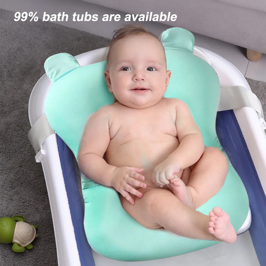 Description Picture 6 of itemBaby Bathing Seat Security Bathtub Support Mat Portable Travel Washable Soft Newborn Cushion Pad Accessory White Star