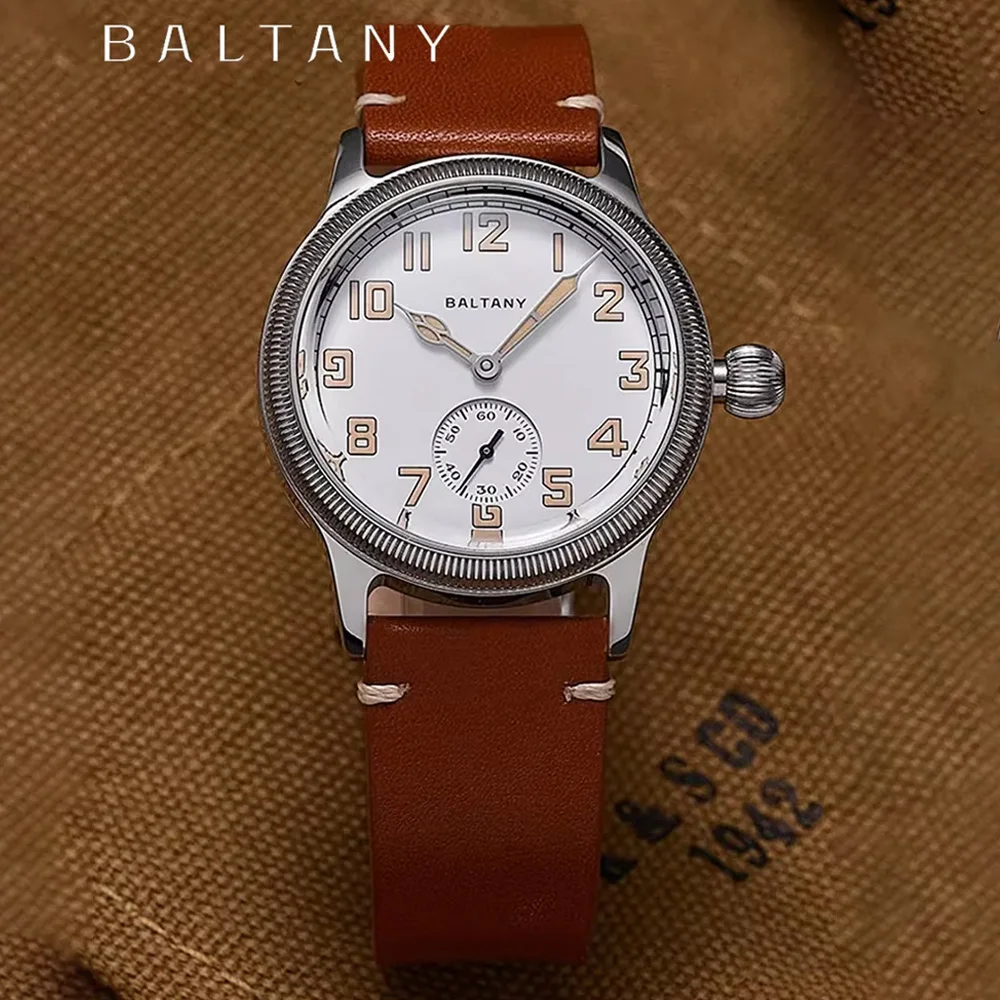 NC Baltany Retro Wine barile tipo Orologio subacqueo Sapphire Glass Seagull ST1701 Orologi automatici da uomo (color 2