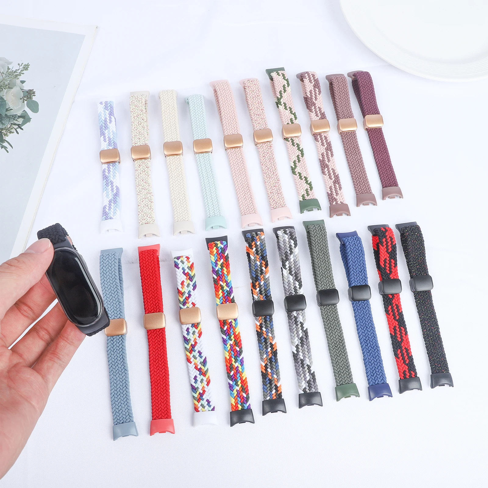 Breathable Braided Loop Magnetic Strap