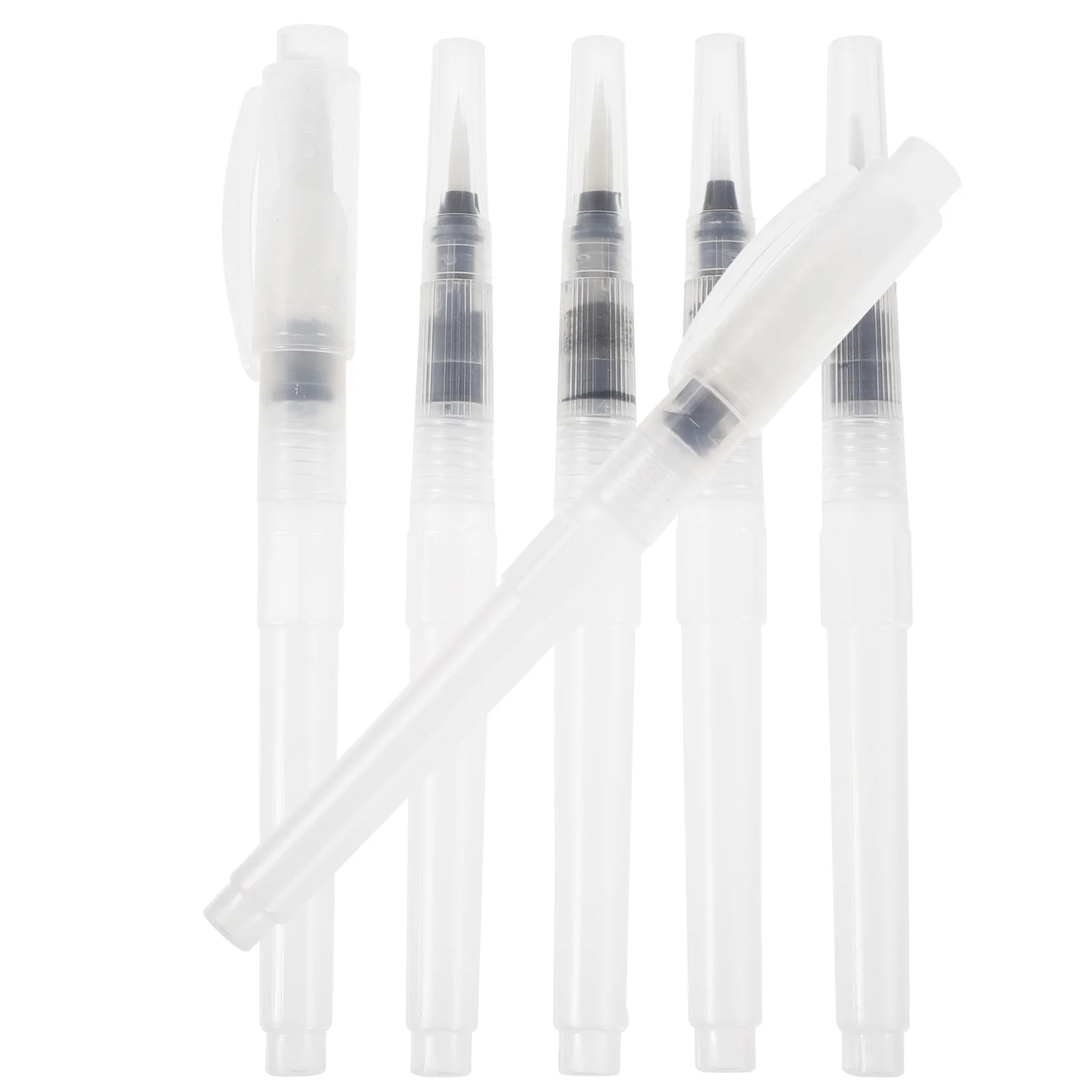 

6pcs Durable Water Color Pens Portable Water Brush Pens Useful Painting Brushes