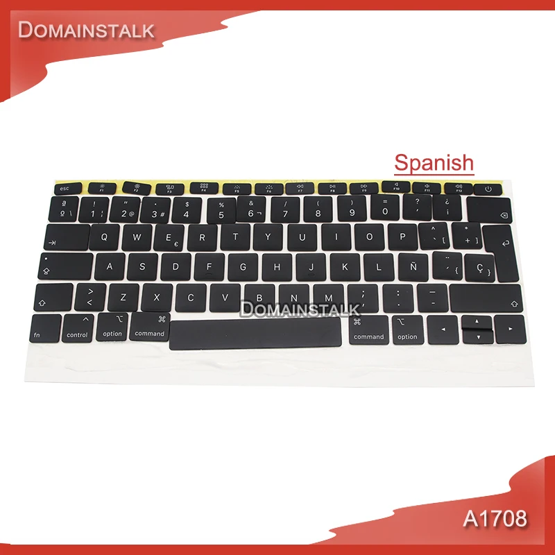 A1708 Spanish Key Cap Sets Laptop Keycap For Macbook New Pro 13" SP