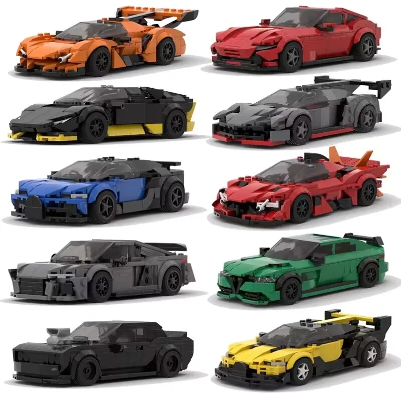 

Moc Brick технический автомобиль M1 M3 E30 M4 гоночный спортивный автомобиль скоростной Чемпион гонщик строительные блоки креативный фотоподарок