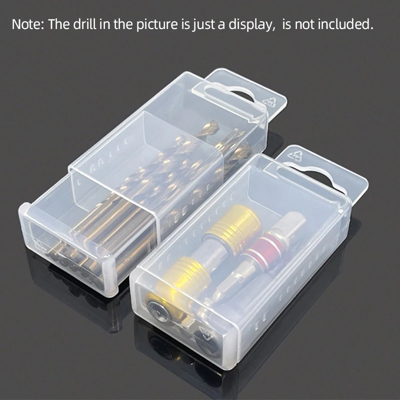 Tool Box Parts Storage Box Drill Milling Cutter Boxes Rectangular Telescopic Twist Drill Tap Accessories Tool Packaging