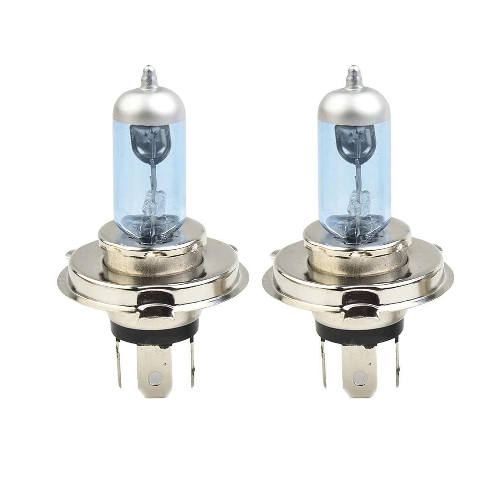 H4 Car Xenon Gas Halogen Headlight Bulbs 2pcs