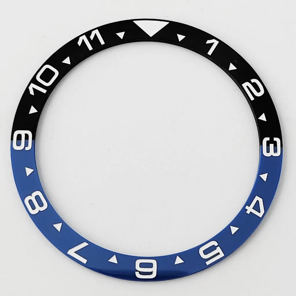 세라믹 시계 베젤 블랙 인서트 직경 38mm x 31.5mm, 시계 액세서리 부품