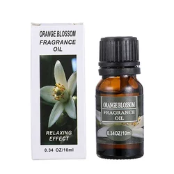 Natural Plant Essential Oil for DIY Soap & Candles - 10ml Fruit & Flower Fragrance Variety (Orange Blossom)