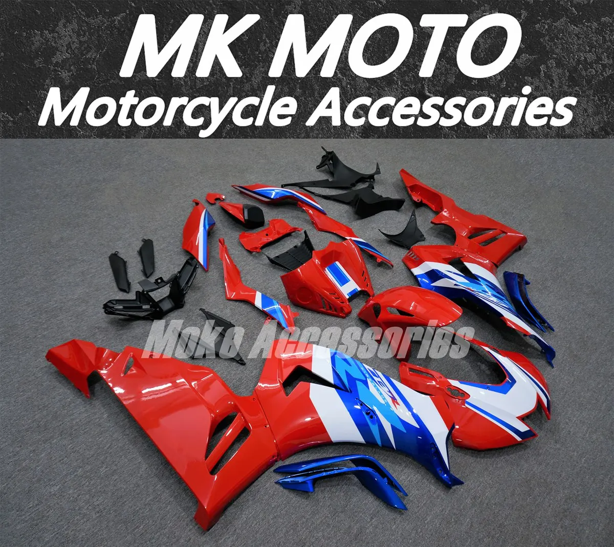 모크 모토 오토바이 페어링 키트 CBR1000RR-R 2025 파이어블레이드 SP 바디워크 세트 인젝션 ABS 레드 블루 화이트