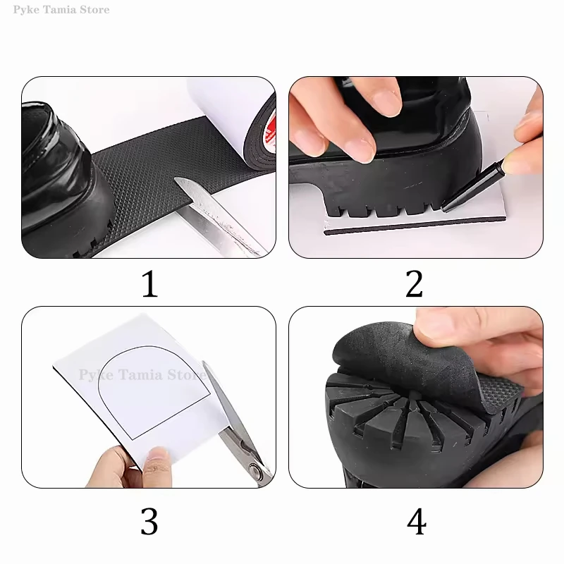Shoe Repair Patches Shoe Repair Patch Shoe Repair Stickers Shoe Stickers Shoe Anti Slip Stickers Anti-slip Sole Stickers No-adhesive Heel Sole Protector Mute Cushion Insoles Repair Wearable Outsole Shoes Pads Shoe Accessories