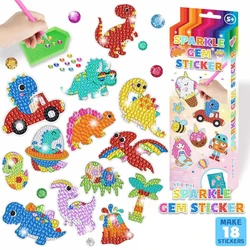Premium GEM 5D Diamond Painting Sticker Kit for Kids - DIY Art Crafts and Creative Gifts (No box)