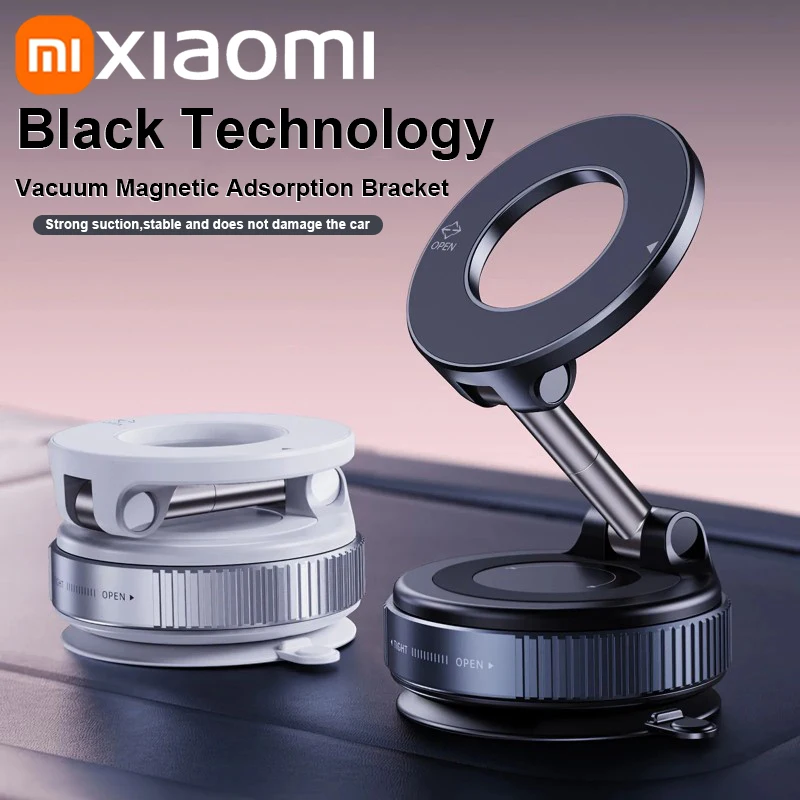 Xiaom K007 Ultra Strong Magnetic Phone Holder Foldable Design 360&deg; Adjustable Vacuum Mount for Car Desk Bathroom Universal Use