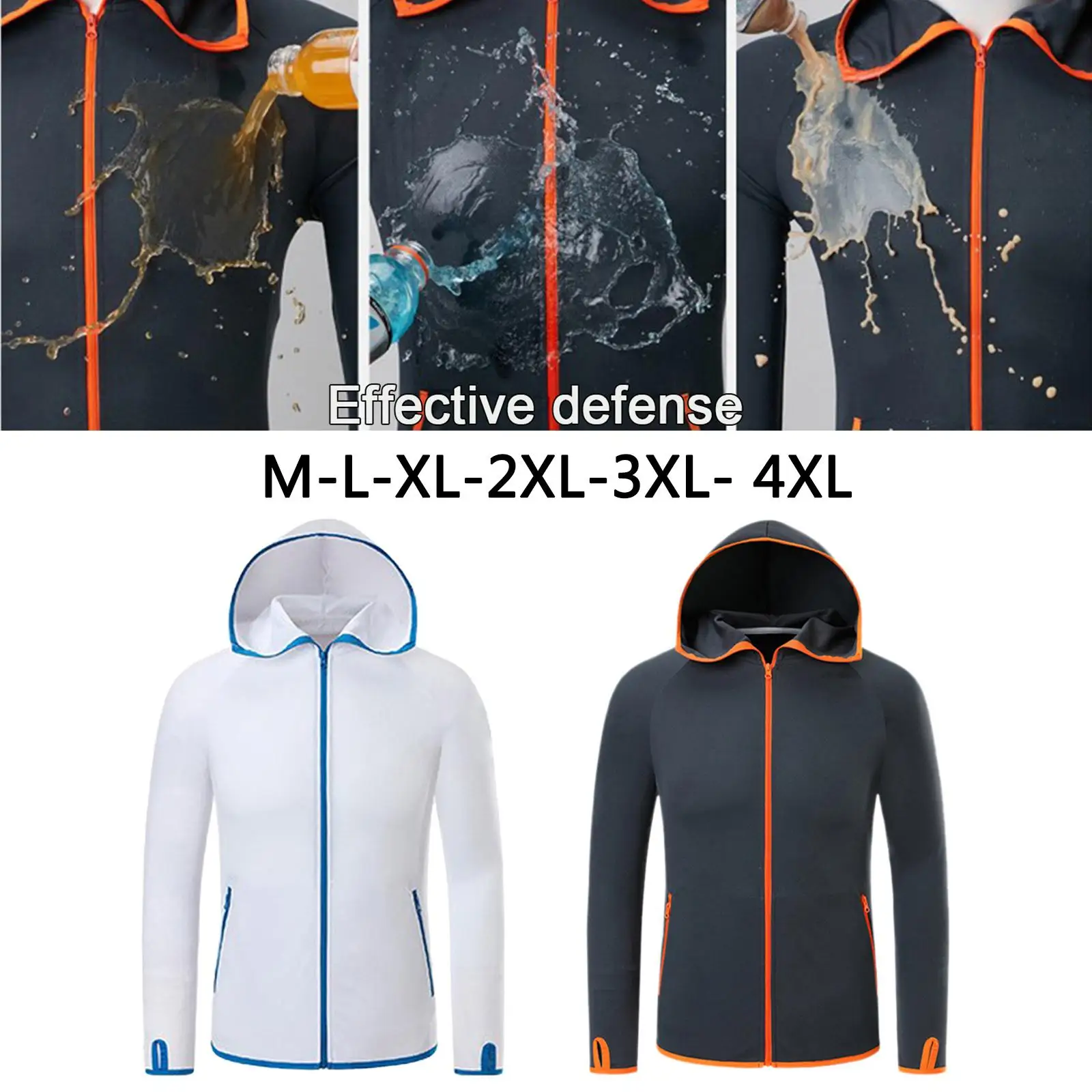 Breathable Clothing Men Waterproof Fishing Jacket Long Sleeve Quick Drying