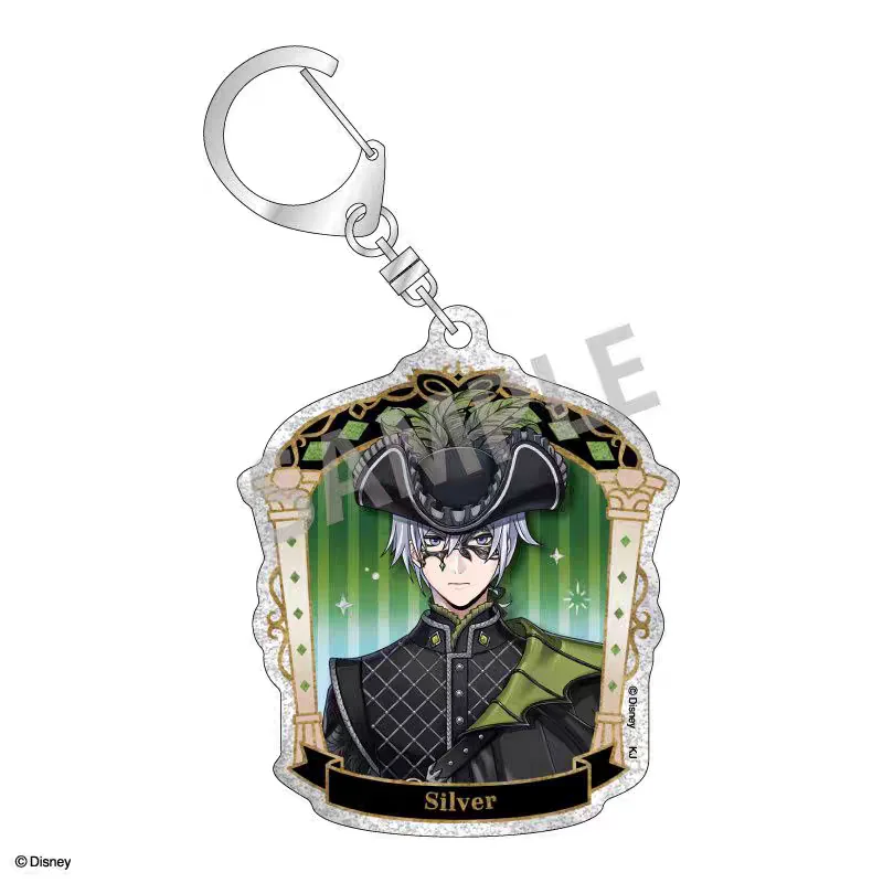 Twisted Wonderland Acrylic Keychain and Stand - Anime Action Figure Ornament and Desktop Accessory
