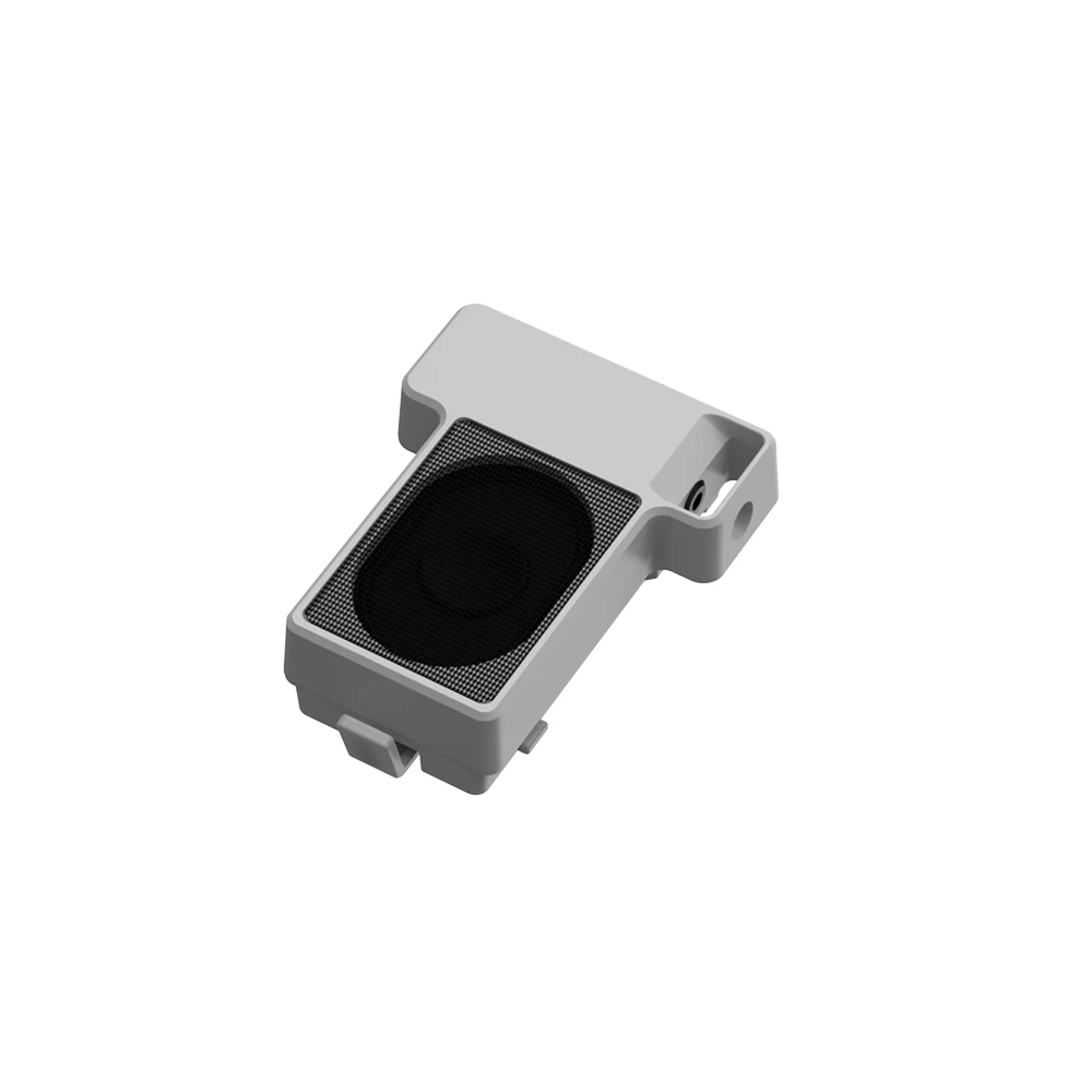 Accessoire mégaphone et module distributeur pour FIMI X8SE 2022 V2, pièce drone vue de côté.