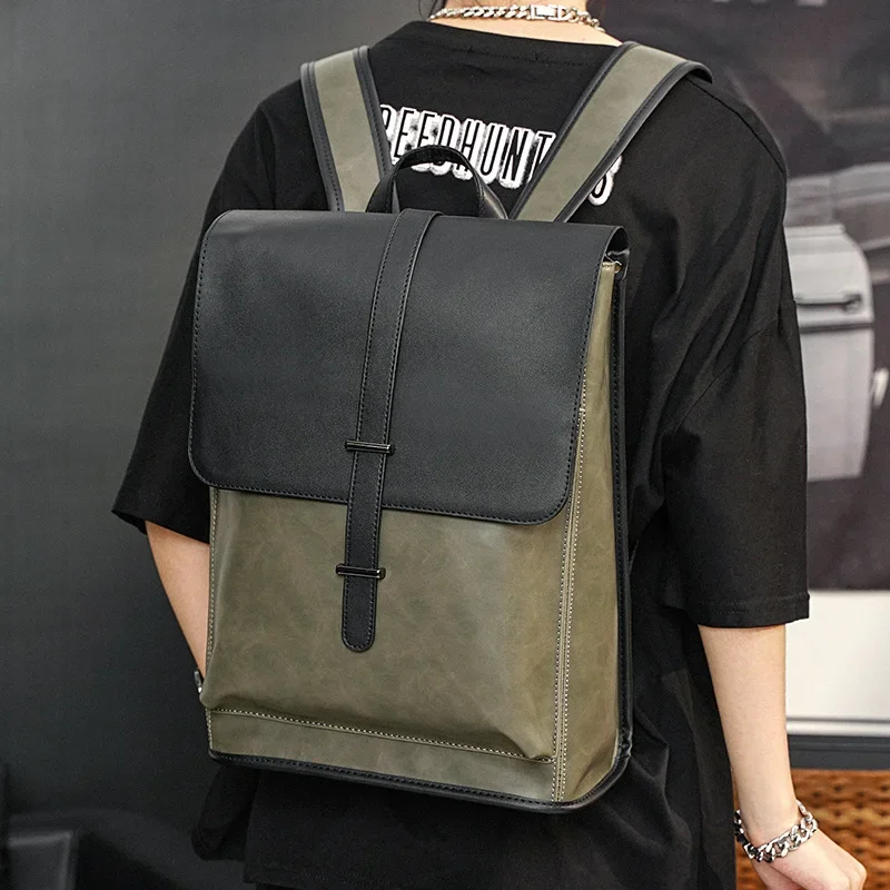 Retro Fashion Men's Backpack Brand Design Backpack for Men Women Outdoor High Capacity Travel Backpack Unisex School Bag Mochila 2