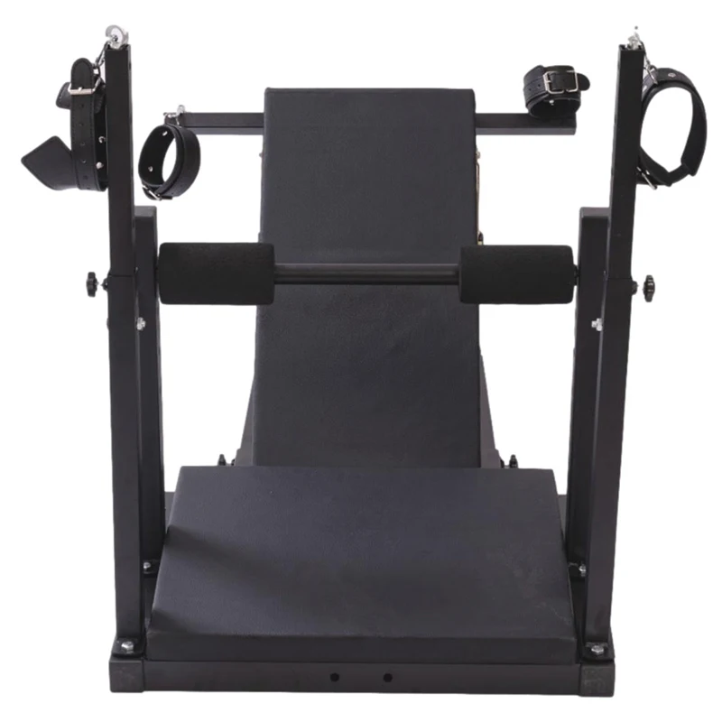 SM Forced Leg Press Leg Split Chair Rack Restraint Bondage Training Bound Split Sex Toys Props Vibrator for Adult Women