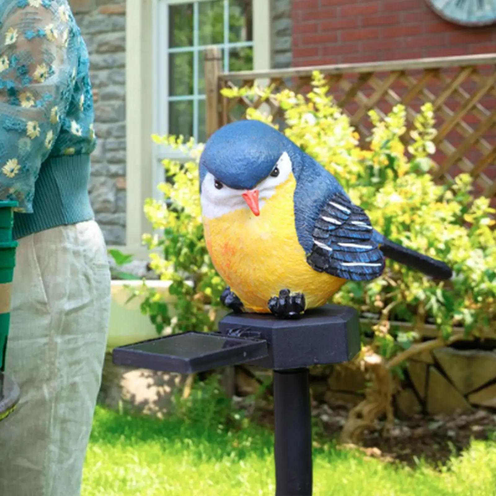 

Bird Statue Landscape Lighting Night Light Yard Decoration Solar Light Outdoor Decor for Patio Walkway Outside Balcony Pathway