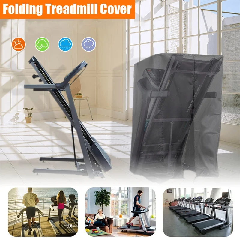 Faltbare Laufband Regen Abdeckung Outdoor Laufen Jogging Maschine Staub Shelter Fitness Ausrüstung Schutz Liefert Mit Kordelzug – Detail 1