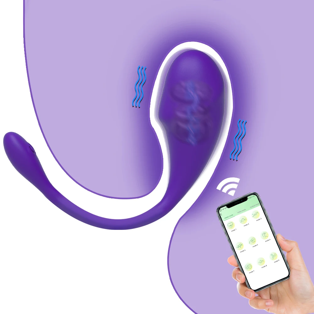 APP Control Vibrator Weibliche Drahtlose Teleskop Vibro-ei G-punkt Klitoris Stimulator Massage Masturbator Sex Spielzeug für Frauen 1