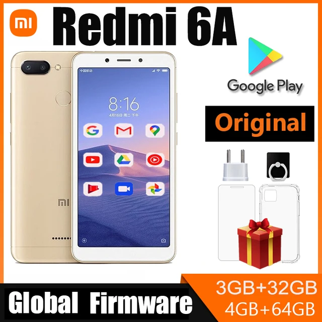 Xiaomi Redmi 6A Smartphone 5.45 ''plein écran AI visage Helio A22 processeur google play téléphone utilisé 1