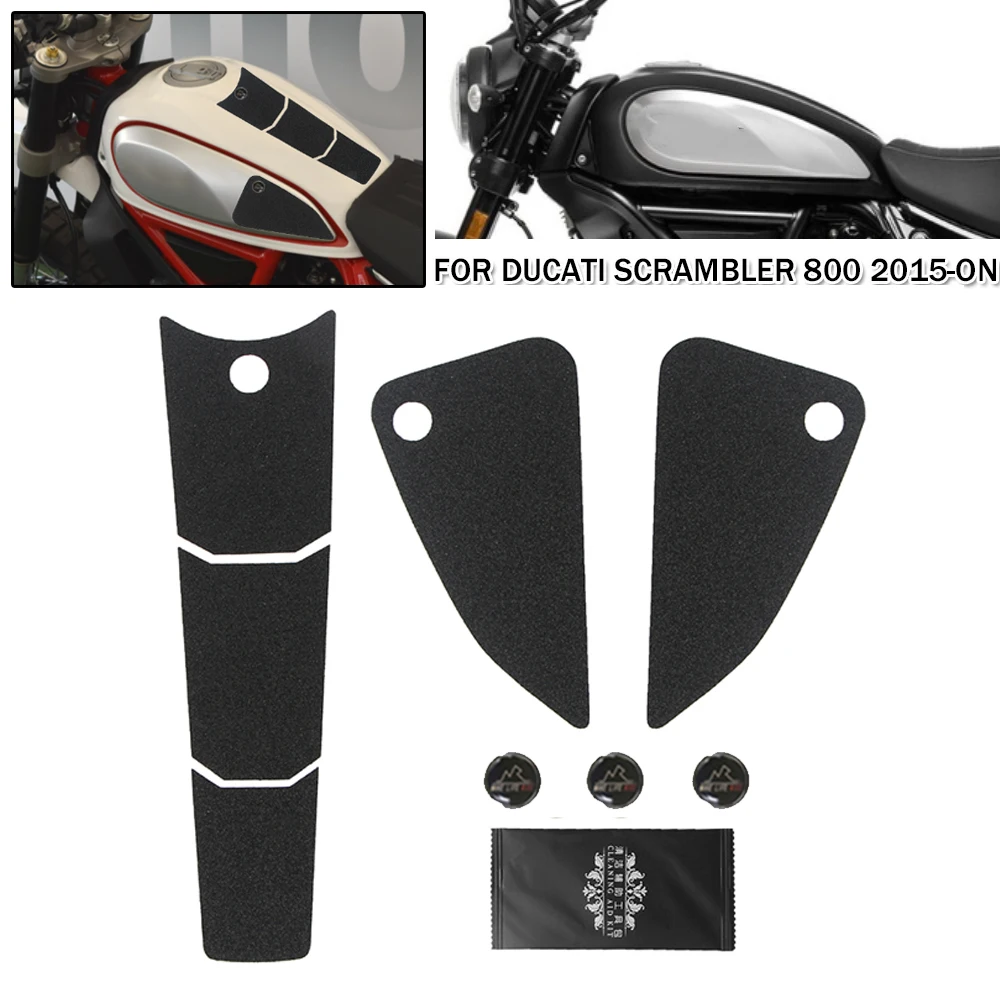 For Ducati For Scrambler 800 2015 2016 2017 2018 2019 2020 2021 2022 PVC Fuel Tank Sticker Motorcycle Non-Slip Decals Protection car multimedia frame car audio radio frame dashboard panel 10 10 2 fascias for foton toano 2015 2016 2017 2018 2019 2020