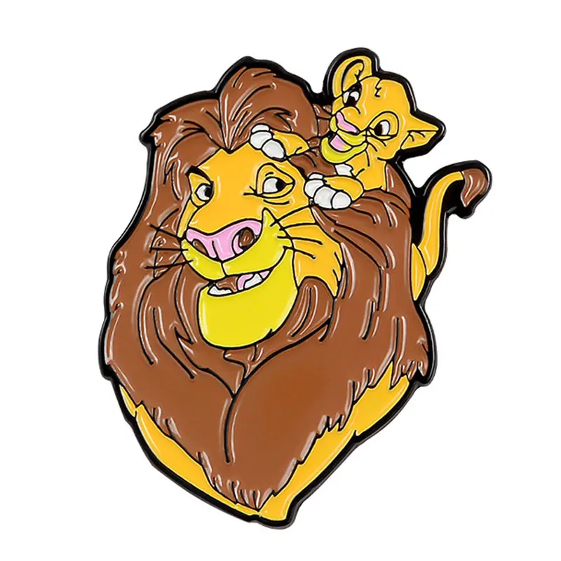 Disney The Lion King Cute Cartoon Animal Lionet Pins Spilla In Metallo Distintivo Gioielli Di Moda Zaino Accessori Regali